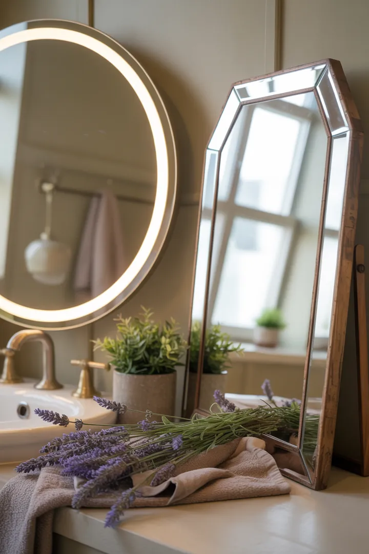 "Elegante Gestaltungsideen für einen modernen Raum mit einer harmonischen Farbpalette und stilvollen Accessoires, ideal für die persönliche Wohlfühloase."