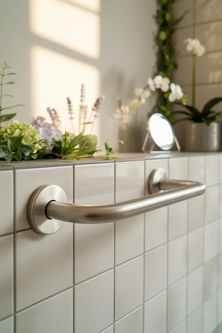 Ein stilvolles Badezimmer mit modernen Elementen, harmonischen Farben und kreativen Dekorationen für eine ansprechende Gestaltung.