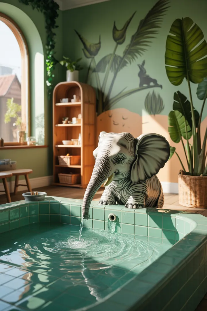 Eine stilvolle und moderne Einrichtung für den Sanitärbereich, die Funktionalität und Ästhetik vereint, ideal für die Badezimmerausstattung.