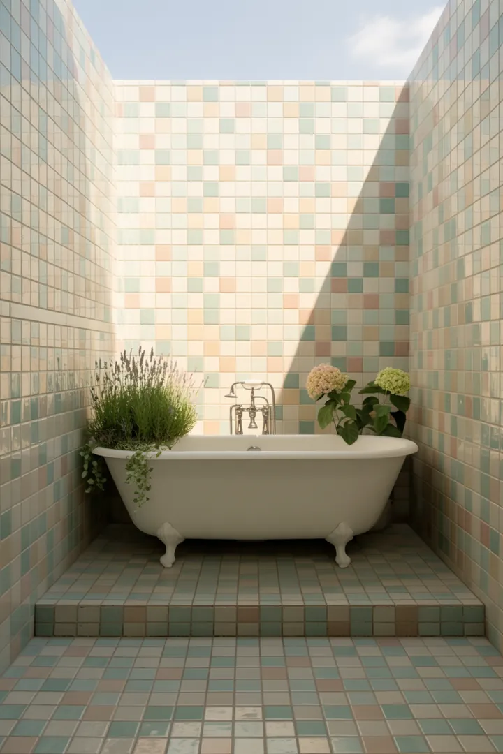 Moderne Gestaltung eines kompakten Sanitärraums mit hellen Farben und cleveren Möbeln, die den Raum optisch vergrößern und inspirierende Ideen für kleine Badezimmer präsentieren.