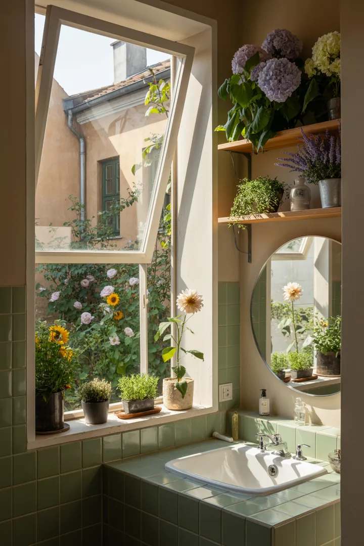 Kreative Gestaltungsideen für ein kompaktes Badezimmer, um Raum zu optimieren und eine einladende Atmosphäre zu schaffen. Tipps für die Farbwahl und Auswahl von Möbeln.