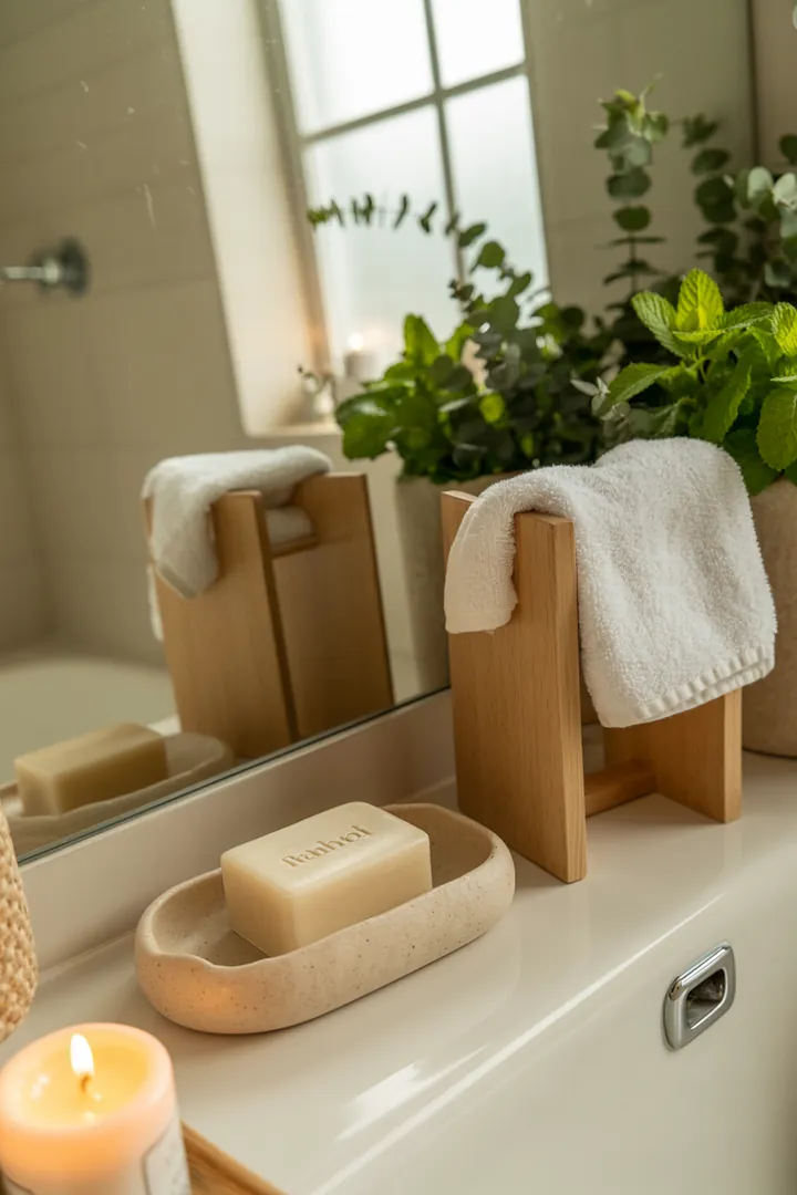 Eine stilvolle Umgestaltung eines kompakten Raums mit cleveren Möbeln und sanften Farben, die das Ambiente erweitern und frische Ideen für moderne Einrichtungen bieten.