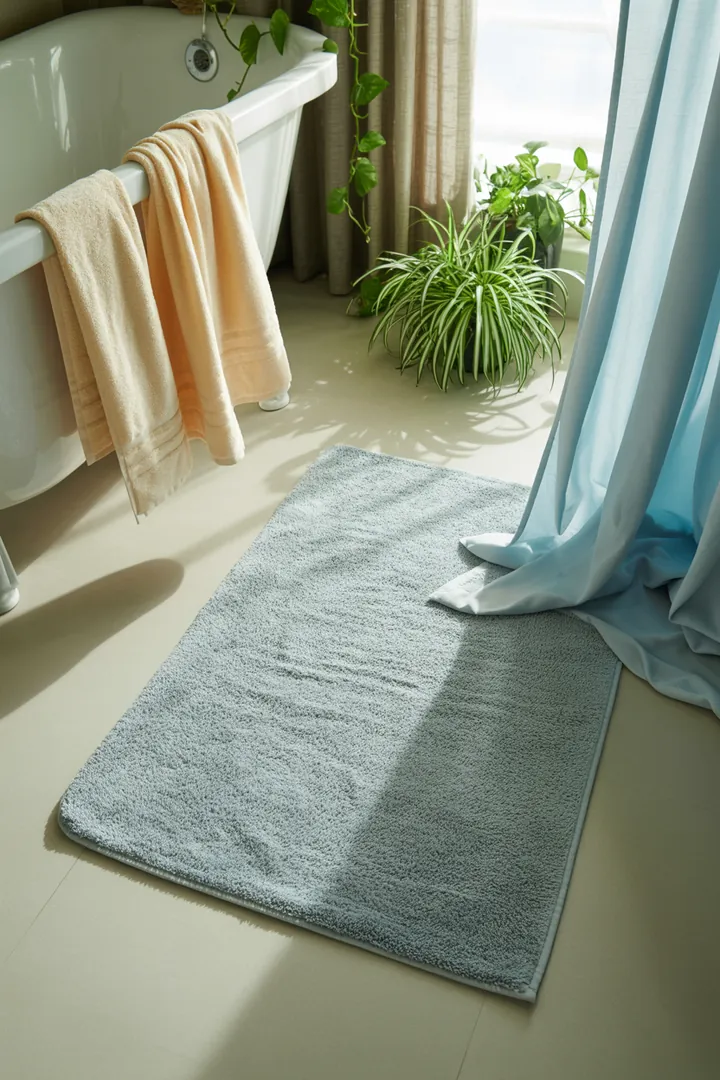 Ein stilvoll gestalteter, heller Raum mit cleverer Aufteilung, der Platz optimal nutzt und eine einladende Atmosphäre schafft. Innovative Lösungen für Funktionalität und Ästhetik.