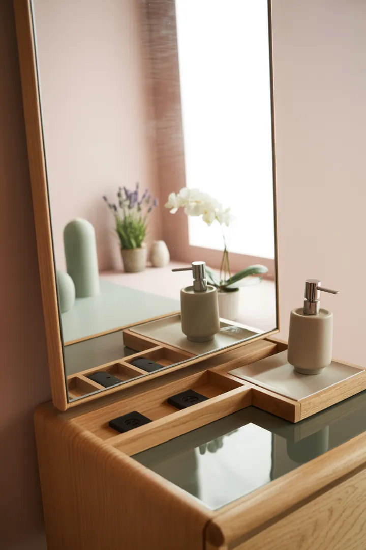 Ein stilvolles und funktionales Design für begrenzte Räume, das innovative Lösungen zur Raumoptimierung und Farbgestaltung bietet. Ideal für kreative Umgestaltungen und inspirierende Einrichtungsideen.