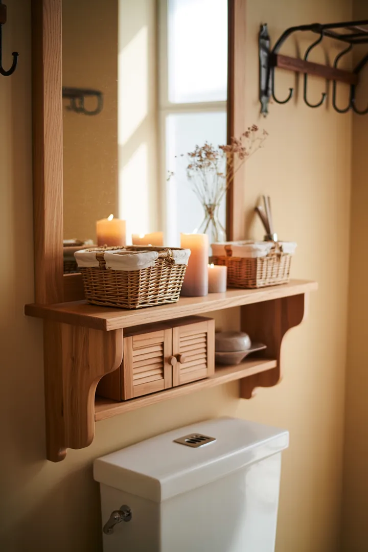 Ein stilvoll gestalteter Raum mit cleveren Lösungen zur Optimierung des Platzes, der durch helle Farben und moderne Möbel einladend wirkt. Ideal für kreative Gestaltungsideen.