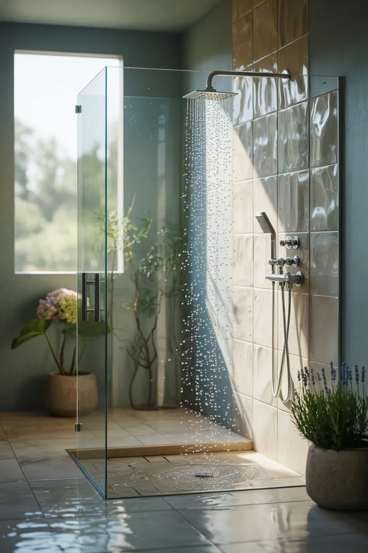 Kreative Gestaltungsideen für ein kompaktes Badezimmer, die den Raum optisch erweitern und funktionale Möbel sowie natürliche Farbtöne nutzen.