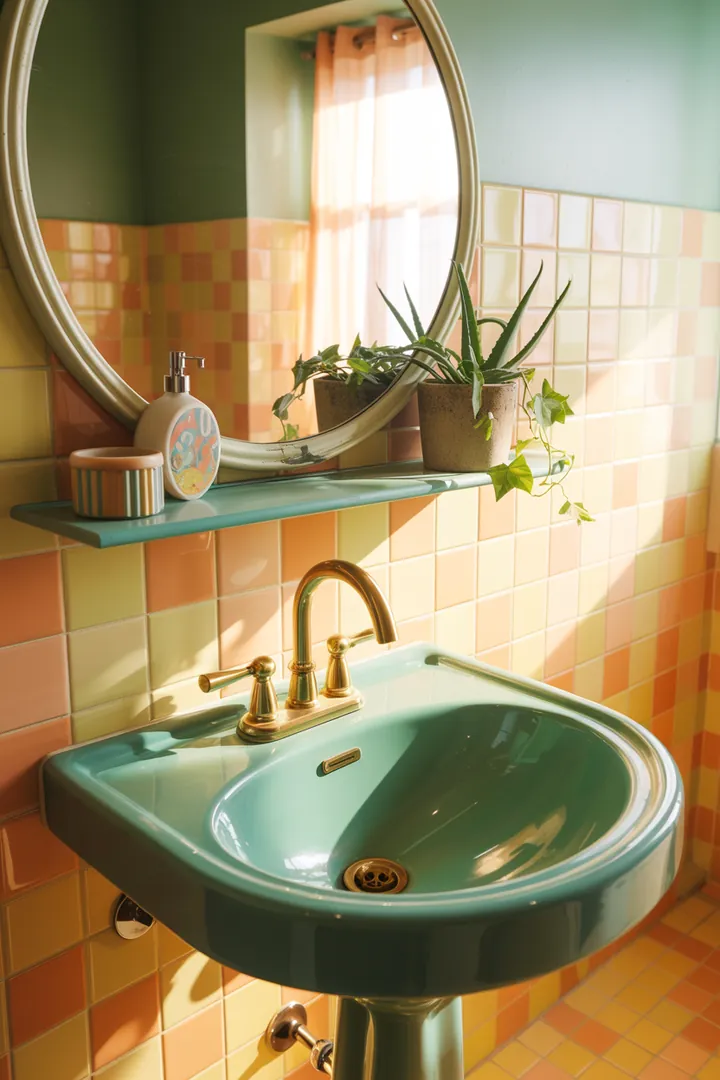 Ein stilvolles und funktionales Designkonzept für einen kleinen Raum mit kreativen Lösungen, um das Gefühl von Weite und Licht zu fördern.