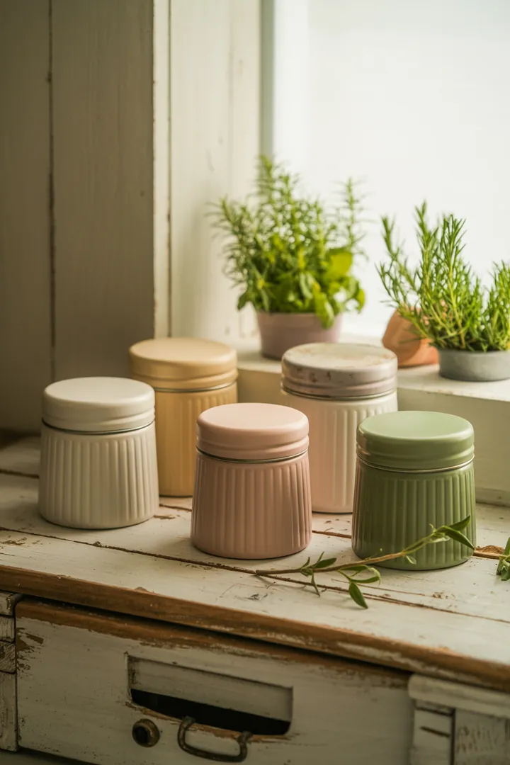 Vielfältige Aufbewahrungslösungen in verschiedenen Materialien für eine ordentliche Küche, inklusive Glas- und BPA-freien Kunststoffdosen sowie Edelstahlbehältern mit Ersatzdichtungsringen.