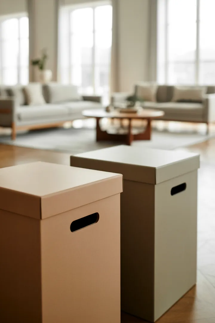 Aufbewahrungsboxen als schnelle Ordnungshelfer für Regale und Schränke, um Kleinteile einheitlich und staubarm zu verstauen.