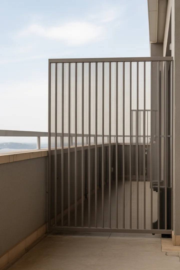 Balkon-Sichtschutz aus PVC als sehr blickdichte, pflegeleichte Geländer-Lösung, robust bei Wetter und schnell sauber, wenn UV-beständig gewählt.