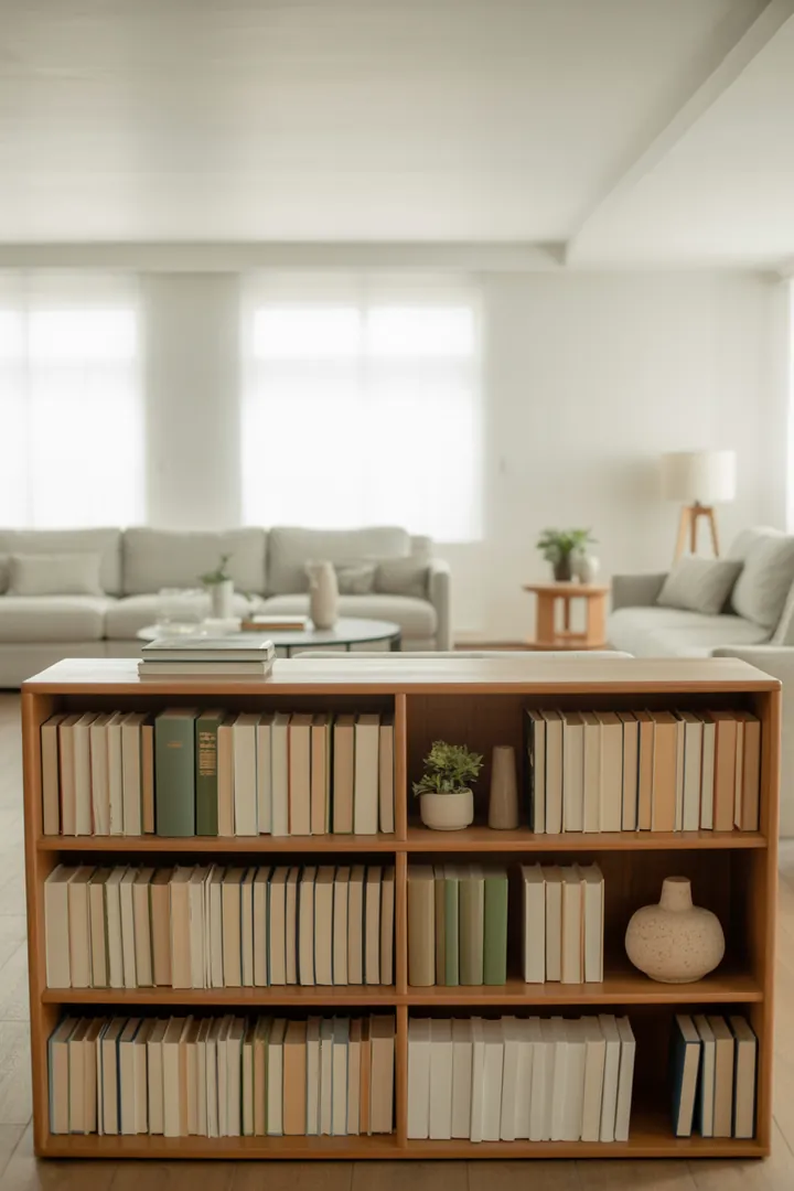 Stabiles Bücherregal als Stauraum für schwere Bücher, mit Fokus auf Traglast, Tiefe und übersichtliche Sortierung.