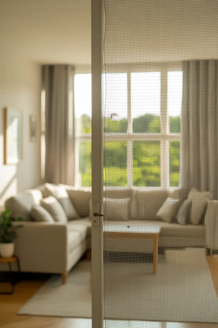 Fliegengitter fürs Fenster als Insektenschutz beim Lüften, wirksam nur mit dichtem Passmaß und einer Montage, die die Fensterfunktion nicht stört.