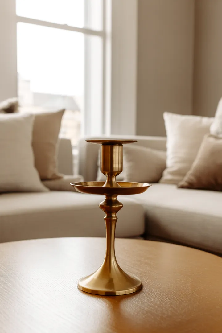 Kerzenständer als standfeste Basis für warmes Stimmungslicht, ideal mit Tropfschutz und in unterschiedlichen Höhen für eine ruhige Deko-Gruppe.