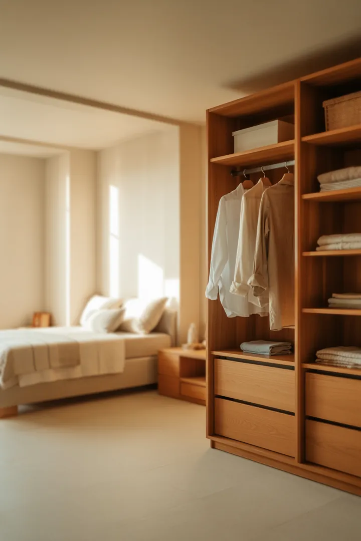 Kleideraufbewahrung mit Organizern und Boxen, um Kategorien sauber zu trennen und Ordnung im Kleiderschrank dauerhaft zu halten.