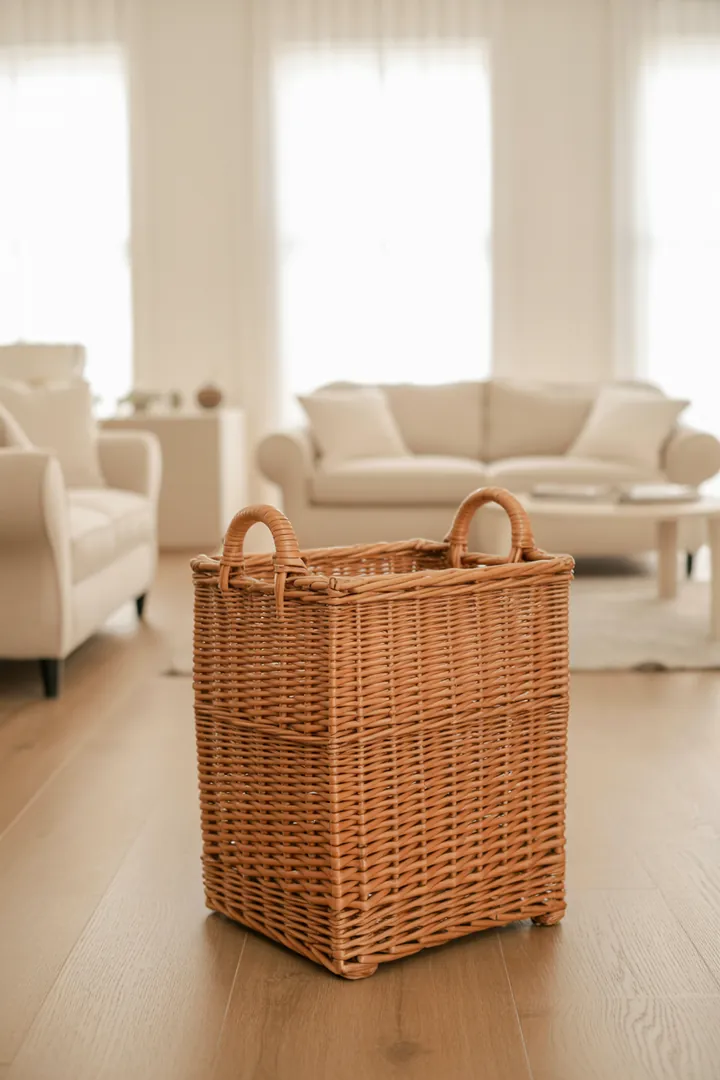 Aufbewahrungskörbe für offene Regale, um Kleinteile schnell zu verstecken und Ordnung zu schaffen ohne viel Aufwand.