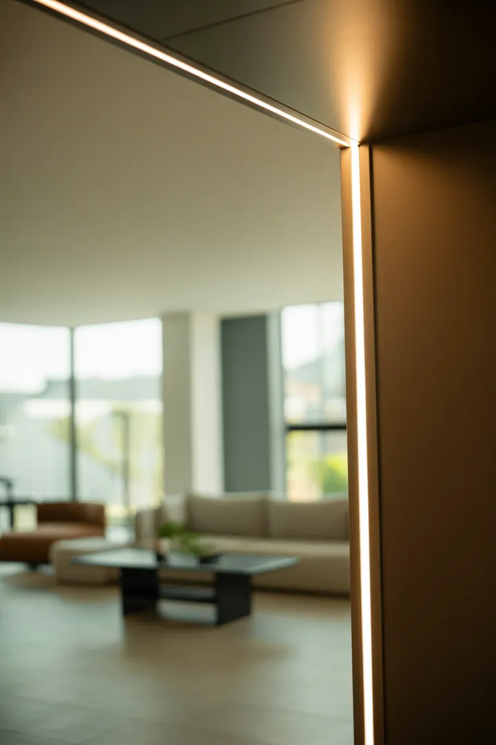 LED-Streifen als einfaches Upgrade für indirektes Akzentlicht an Möbeln, mit Klebemontage und sauber geplanter Kabelführung zur Steckdose.