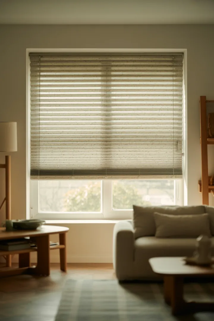 Plissee ohne Bohren als Klemm-Lösung für Mietwohnungen, bietet Sichtschutz ohne Löcher, wenn Rahmenmaß und Klemmung sauber passen.