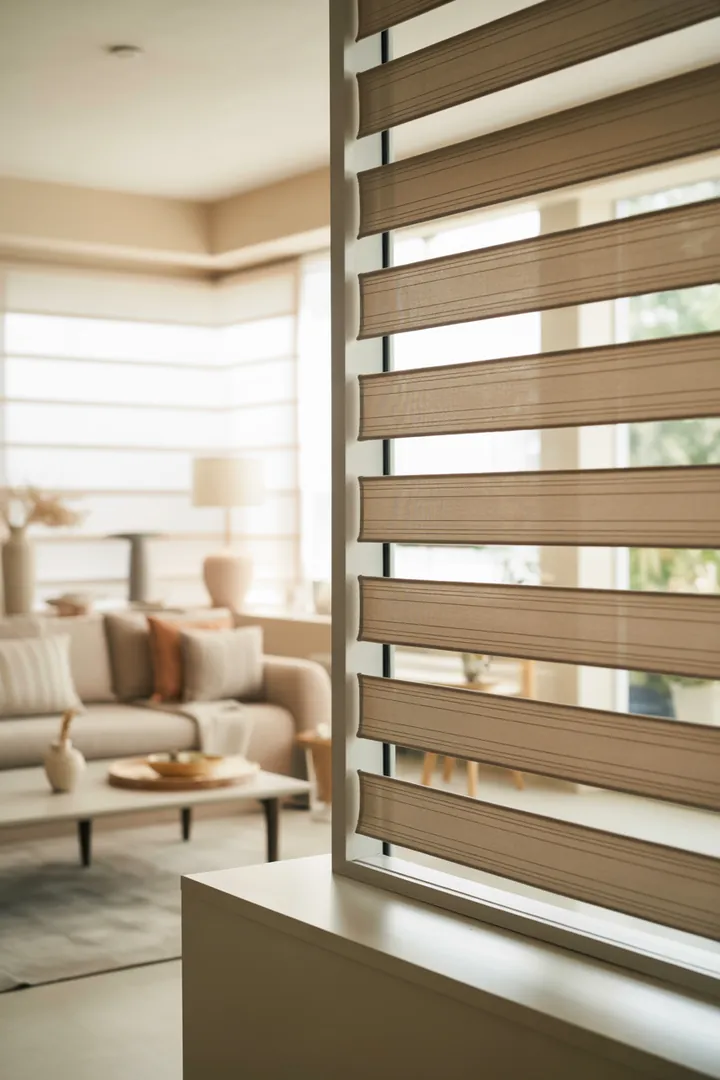 Rollo als einfache, platzsparende Fensterlösung für Sicht- und Sonnenschutz, schnell bedienbar und pflegeleicht je nach Stoff.