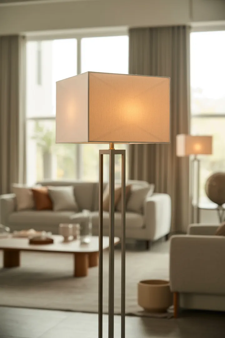 Dimm­bare Stehlampe für flexibles Licht von Lesen bis Abendstimmung, ideal mit warmem Licht und gut erreichbarer Bedienung.