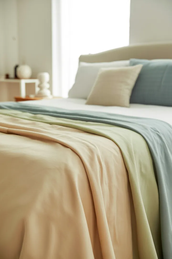 Tagesdecke als schneller Ordnungshelfer fürs Schlafzimmer, schützt Bettwäsche und sorgt mit passender Größe für eine ruhige, aufgeräumte Bettoptik.