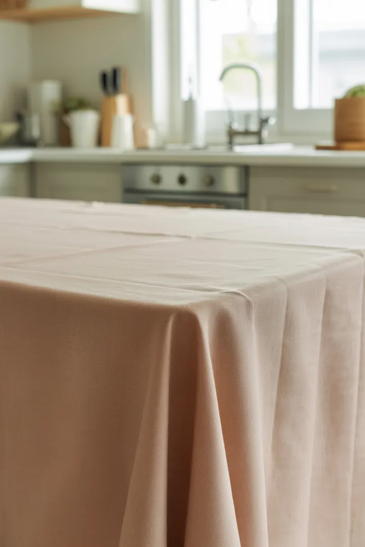 Tischdecke als Schutz und ruhiger Rahmen für den Essplatz, ideal waschbar und fleckentolerant für den Alltag in Küche oder Wohn-Essbereich.